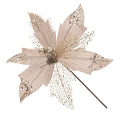 Цветок искусственный "Пуансеттия", L26 W26 H39 см