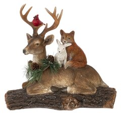 Фигурка декоративная "Лесные звери", L34 W12 H32 см