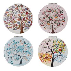 Зеркало карманное, Д7 Ш7 В1 см, 4в.