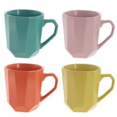 Кружка 400 мл, L12 W8,5 H10 см, цвет микс