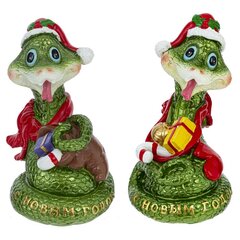 Фигурка декоративная "Змея", L6 W6,5 H9,5 см, 2в.