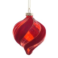 Украшение новогоднее "Капля", L8 W8 H11 см