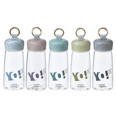 Бутылка, 420 мл, L7 W7 H18 см, дизайн микс