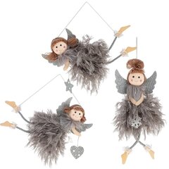 Изделие декоративное подвесное "Ангел", L26 W4 H10 см, 3в.