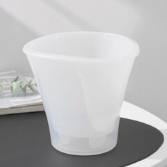 !09 Кашпо для цветов со вставкой «Лагуна», 1,5 л, цвет прозрачный