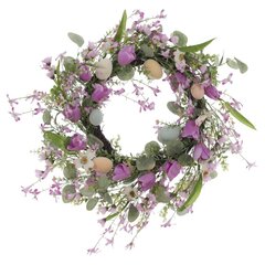 Изделие декоративное "Венок", L58 W58 H13 см