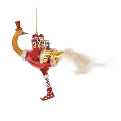 Украшение новогоднее "Страус", L10 W5 H15 см