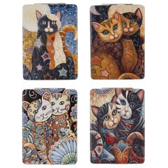 Зеркало карманное, Д6 Ш8,5 В1 см, 4в.