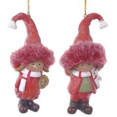 Фигурка декоративная подвесная "Дети",  L6 W5 H13 см, 2в.