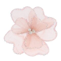 Цветок искусственный "Магнолия" (на клипсе), L16 W16 H8 см