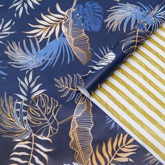 !Бумага упаковочная 2 листа глянцевая двусторонняя "Тропики", 100 х 70 см