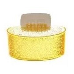 !09 Набор для ванной из 2-х предметов "Fresh Code": Полка для ванной 1 ярус + мыльница, на липкой основе, цвет желтый