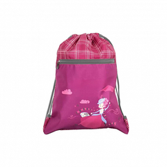 Сумка для обуви СО2 вишневый в клетку