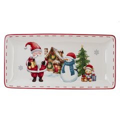 Блюдо "Веселый Новый год", L34,5 W17 H3,5 см