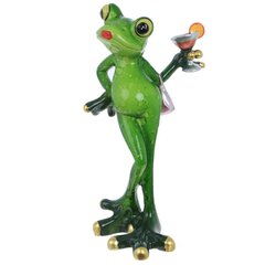 Фигурка декоративная "Лягушка", L7,5 W8 H16 см