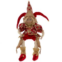 Игрушка набивная "Клоун" (муз, движ), L20 W18 H62/37 см