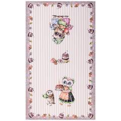 !09 КОМПЛЕКТ ПОЛОТЕНЕЦ 2 ШТУКИ - ПОЛОТЕНЦЕ "СОВУШКИ ", 40Х70 СМ, 100% ХЛОПОК,ТВИЛ, БЕЖ