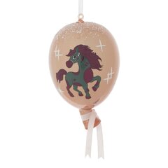 Украшение новогоднее "Воздушный шарик с лошадкой", L7 W7 H11 см