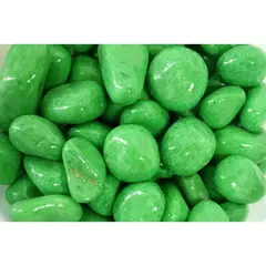 !09 Галька цветная крупная 400 г., цвет зеленый