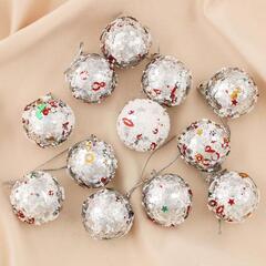 !09 Набор шаров пластик d-3 см, 24 штуки "Волшебный перелив"