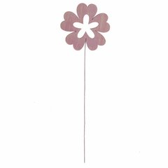 Изделие декоративное (вставка) "Цветок" (8*0,1*7,5) (блок 24шт), Д8 Ш0,1 В28 см