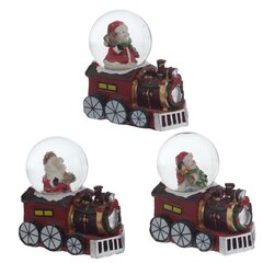 Фигурка декор в стекл шаре"Дед Мороз/Снеговик" (подсвет, LR44x2), D 5 см, L7,5 W5 H8 см, 3в.