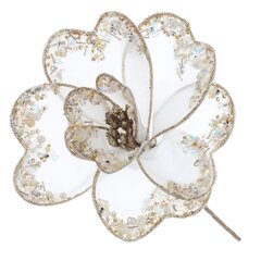 Цветок искусственный "Магнолия", L18 W18 H40 см