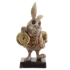 Фигурка декоративная "Кролик" с часами (LR44х1 н/п), L1, L13 W13 H25 см