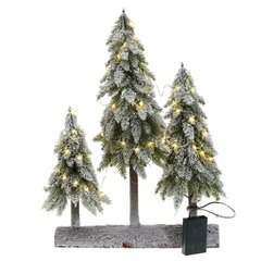 Изделие декоративное с подсветкой "Елки" (3хАА, н/п), L34 W11 H50 см