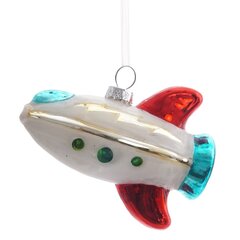 Украшение новогоднее "Ракета", L9,5 W4 H7,5 см