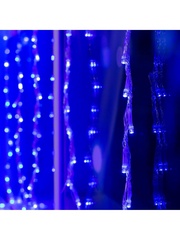 !09 Гирлянда «Водопад» 2×1.5 м, IP20, прозрачная нить, 400 LED, свечение синее, 8 режимов, 220 В (523 x 697) Аналоги Гирлянда «Водопад» 2×1.5 м, IP20, прозрачная нить, 400 LED, свечение синее, 8 режимов, 220 В