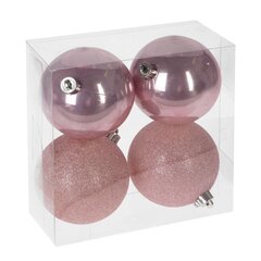 Набор из 4шт Украшение новогоднее Шар "Нежность", D8 см, L16 W8 H16 см