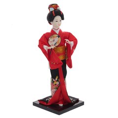 Фигурка декоративная "Гейша", Д9,5 Ш9,5 В26,5 см