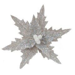 Цветок искусственный "Пуансеттия", L23 W23 H37 см