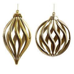 Украшение новогоднее "Капля/Шар", L14 W1,5 H17 см, 2в.