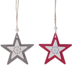 Украшение новогоднее "Звезда", L10 W1 H11 см, 2в.