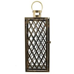 Подсвечник "Фонарь", L18 W18 H48 см
