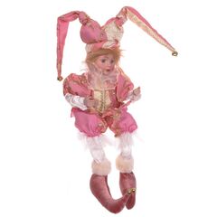 Игрушка набивная "Клоун" (музыкальный) , сидячий, L16 W29 H23 см