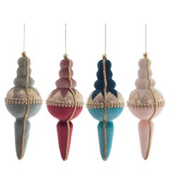 Украшение новогоднее "Сосулька", L8 W8 H22 см, 4в.