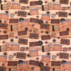 !09 Бумага (набор 3 листа) упаковочная крафтовая: "Самому важному", 50 х 70 см. (2 листа) + «ЧБ фото», 50 х 70 см. (1 лист)