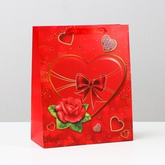 !09 Пакет (набор 3 штуки) подарочный ламинированный 26 x 32 x 12 см.