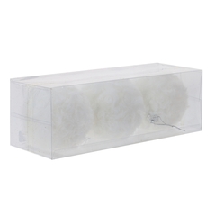 Набор из 3шт Украшение новогоднее "Шар", D 8 см, L23,5 W8 H8 см