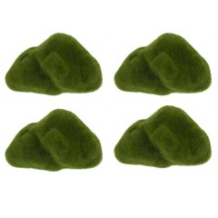 Камни декоративные, набор 4 шт, L26 W15 H6 см