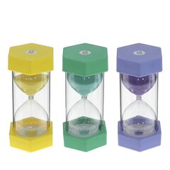 Часы песочные, Д6 Ш6 В13 см, 3в.