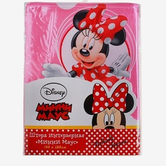 !09 Штора Disney интерьерная 145*280 см, сатин, Минни Маус