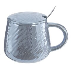 Кружка с крышкой и ложкой, 350 мл, L12,5 W9,5 H9 см