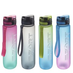 Бутылка, 1000 мл, L7,5 W7,5 H28 см, дизайн микс