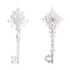 Украшение новогоднее "Ключик", L7,5 W1,5 H16 см, 2в.