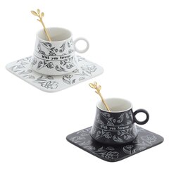 Кружка с блюдцем и ложкой, 170 мл, L13,5 W13,5 H7 см, 2в.