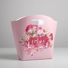 !09 Пакет (набор 2 штуки) подарочный For you, 30 × 32 × 11 см